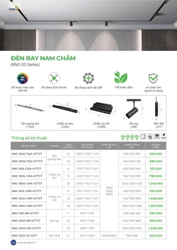 Báo giá Đèn Ray Nam Châm 2026